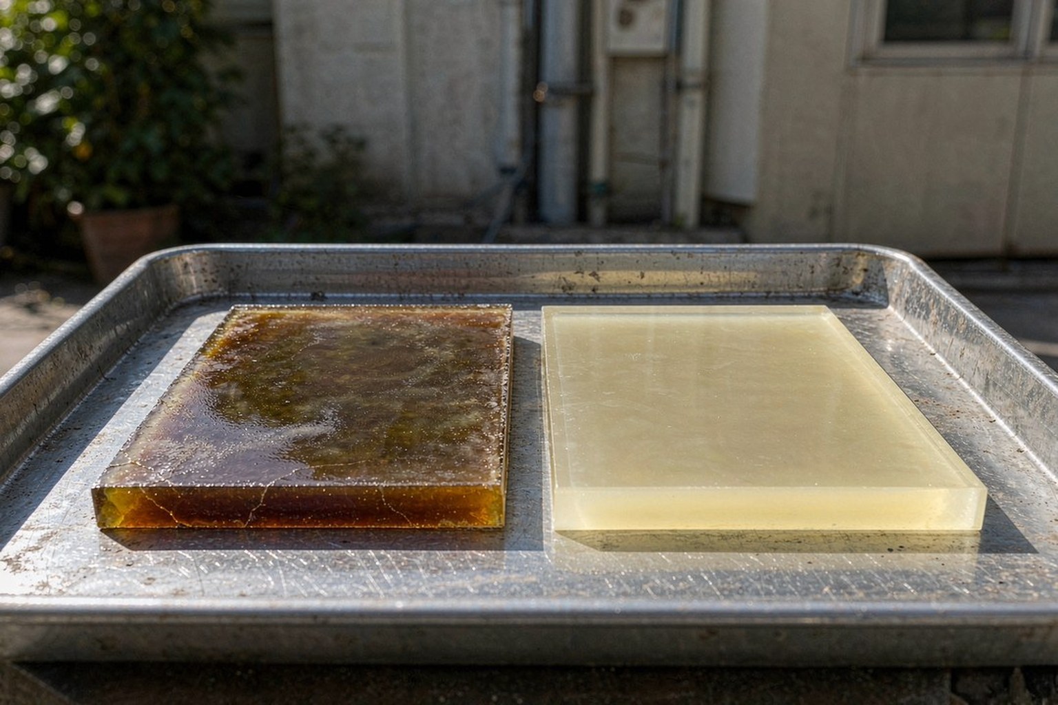 环氧胶户外黄变粉化吗?